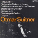 スウィトナーのヒンデミット/ウェーバーの主題による交響的変容、交響曲変ホ調 東独 ETERNA 8 27 924 STEREO