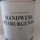 ジュリア・バートラム　　ハンドヴェルク　シュペートブルグンダー2017　　清冽にして気品