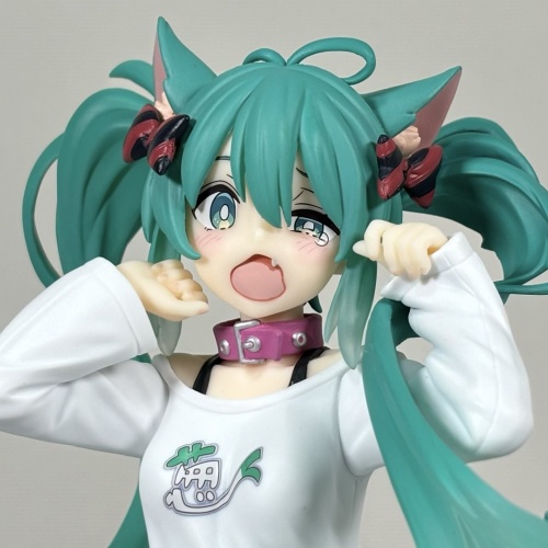 【フィギュアレビュー】初音ミク Desktop Cute フィギュア ～猫耳Tシャツver.～
