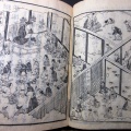 和本江戸天保5年（1834）心学「絵入前訓」2冊揃い/手島堵庵/古書古文書/木版摺り