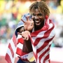 【全速前進だ！】全米オリンピック選考会の100m予選1位の選手がわき腹から遊戯王カードｗｗｗｗｗｗｗ