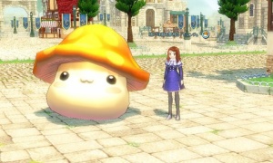 雪だるま…ママシュと一緒にキノコ育て！