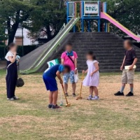 金華体育振興会「グラウンドゴルフ親子大会」