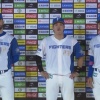 マルティネス「ヤリマシター！」 伏見「やりましたー！」 加藤豪「We did it！」