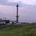 河川事務所のタワー
