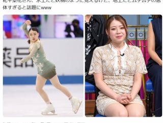【画像】フィギュア紀平梨花さん、ムチムチでパンパンだったwww