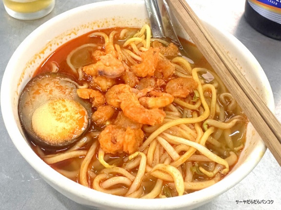 【Green House Prawn Mee & Loh Mee】　at　ジョージタウン　～マレーシアのペナンでタイのK PLUSで決済可！老青屋のミシュラン掲載ホッケンミー～
