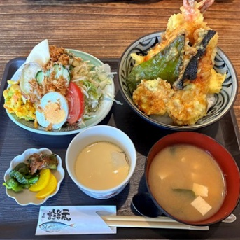 姫路　大海老天丼セット♪《栄丸》