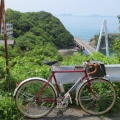 お腹の調子が悪いのでせっかくの天気ですが、近場でランドナーひとり旅です