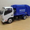アオシマ 1/32 楽プラ 日野デュトロ パッカー車