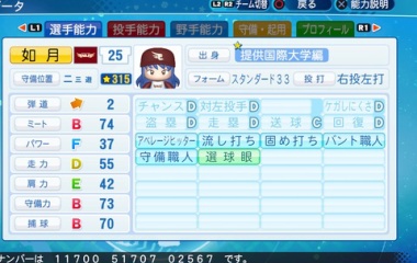 『如月　千早　パワプロ2020版』の画像