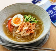 《モランボン連載》蒸し鶏のキムチ和え冷麺【#韓食レシピ #簡単レシピ #時短 #節約 #韓国料理 】