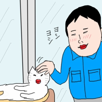 すっかりお兄さんのハートを掴んだルイ