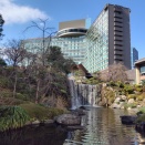 ホテル　ニューオータニ東京　日本庭園散策。