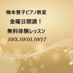 梅本慧子ピアノ教室公式ブログ | 練馬区石神井公園・練馬高野台