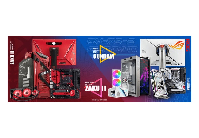 【朗報】ASUS、ガンダムとコラボしたゲーミングPCを発売！！これは欲しいｗｗｗｗｗ