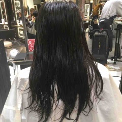 表参道 神宮前 都内で美髪パーマが得意な美容室MINX原宿☆須永健次☆長さを切ってコテ巻きの様なエアーウェーブ