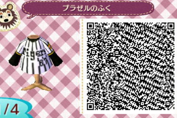 Qrコード】とびだせどうぶつの森 マイデザイン【最多数】 - 野球