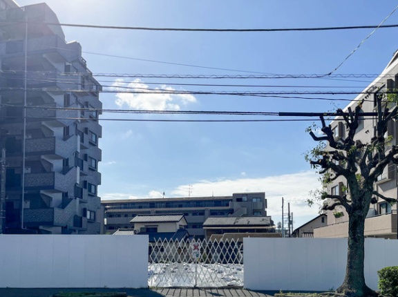 大和東に囲いができてる