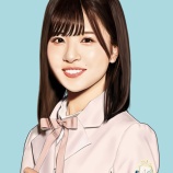 『日向坂46の松田好花さんの似顔絵を描きました』の画像