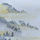 塚下秀峰 掛軸 kj－193 秋山水B
