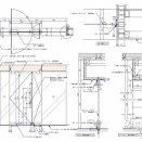 【TD_001】シンプルなテンパライト親子ドアの作図事例