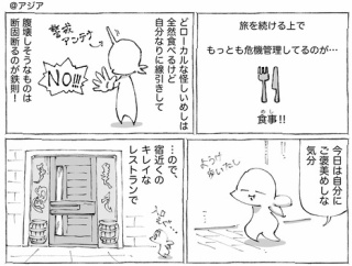 海外レストランの席管理めし。