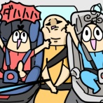 移動中の車内の様子