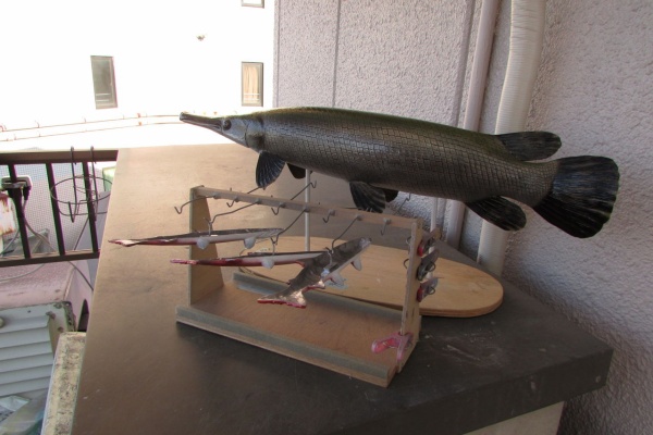 【美品】82cm ピラルク（樹脂製）fish craft REAL製作 魚の模型制作しています。 fish craft REAL - 82cmピラルク