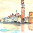 2026年第118回は、first summer　venezia　4月30日描く