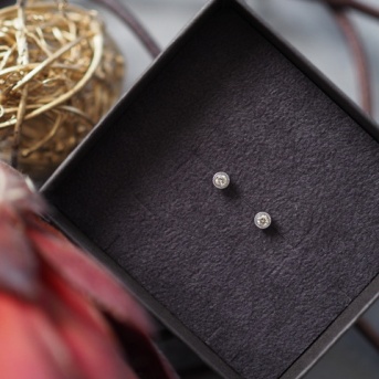 楽天SSでまた半額になってる！！昨年、自分へのご褒美に買った素敵なダイヤのピアス。