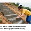 若い女性がジャングルに農家を1年で建てる | 最初から最後まで