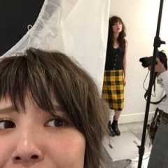 ヘアスタイル撮影現場、、