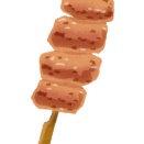 焼き鳥は　皮（タレ）が一番うまい