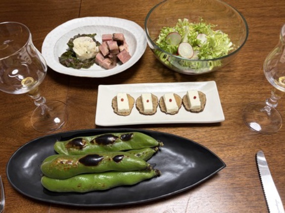 ワインを楽しむ献立