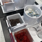 ホテルの朝食ブッフェ