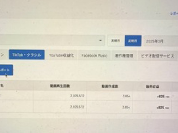 【悲報】TikTok､全然稼げない トップシークレットマンのボーカル｢292万回再生されても656円｣