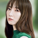 『吉岡里帆さんの似顔絵を描きました』の画像