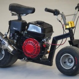 『ゴーカートのタイヤから200㏄のバイク作ってみた』の画像