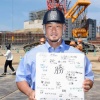 中田翔さん、現場監督みたいになる