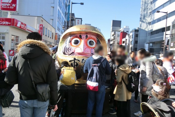 ウシ子とウシ夫の牛歩旅 高崎だるま市 群馬県 2019 01 01