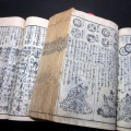 和本江戸嘉永2年（1849）百科事典「大日本永代節用無尽蔵」2冊揃い/河辺桑揚ほか/古書古文書/木版摺り/古地図/武鑑/礼法