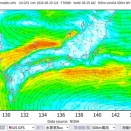 福井豪雨、気流収束で多量の水蒸気流入