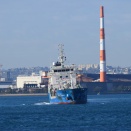 北九州工業地帯とケミカルタンカーKEOYOUNG DREAM 3