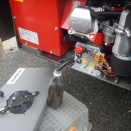 発電機オイル交換