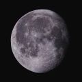 昨夜の月齢18.1のお月様＆シー君が撮ったお月様 ☆彡