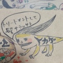 しゃべるトカゲがヘアケアについて語る