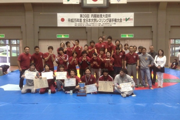 早稲田大学レスリング部 13年11月