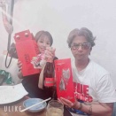 結婚記念日の照明