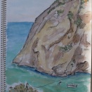 マルセイユの近くの公園で